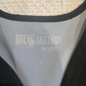 Grey’s anatomy small black scrub set